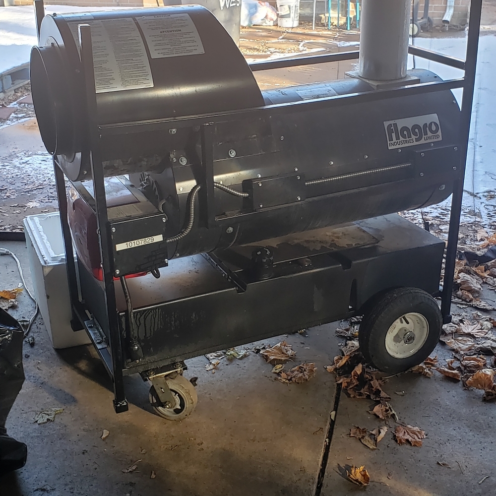 Industrial heater blower